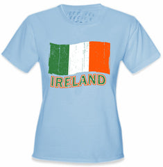 Ireland Vintage Flag Girl's T-Shirt