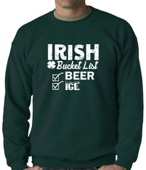 Irish Bucket List - Beer & Ice - St. Patricks Crewneck