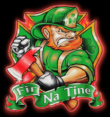 Irish Firefighters T-Shirt - "Fir Na Tine" Men of Fire T-Shirt