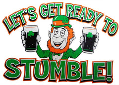 Irish "Let's Get Ready To Stumble!" Girls T-Shirt