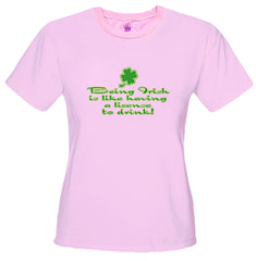 Irish License To Drink Girls T-Shirt