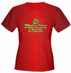 Irish License To Drink Girls T-Shirt