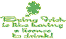 Irish License To Drink Girls T-Shirt