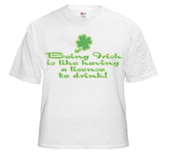 Irish License To Drink T-Shirt