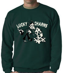 Irish Lucky Charms Funny Drinking Adult Crewneck