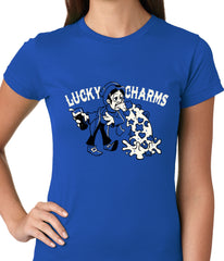 Irish Lucky Charms Funny Drinking Ladies T-shirt