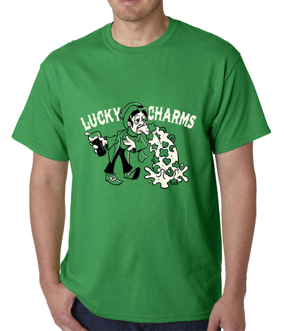 Irish Lucky Charms Funny Drinking Mens T-shirt