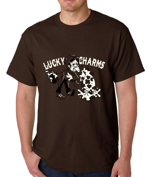 Irish Lucky Charms Funny Drinking Mens T-shirt –