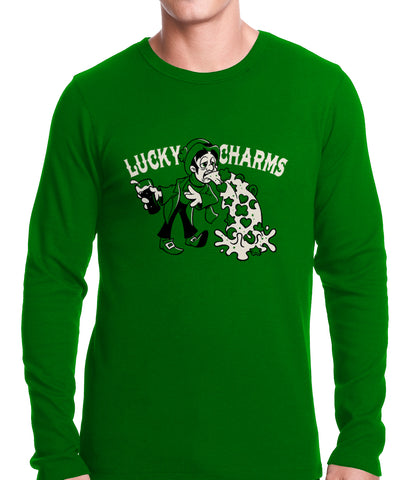 Irish Lucky Charms Funny Drinking Thermal Shirt