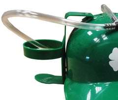 Irish Shamrock Double Beer Can Helmet