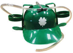 Irish Shamrock Double Beer Can Helmet