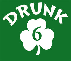 Irish Shamrock Drunk Crewneck Sweatshirt (Kelly Green)