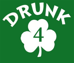 Irish Shamrock Drunk Crewneck Sweatshirt (Kelly Green)