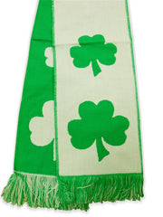 Irish Shamrock Good Luck Reversible Scarf