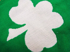 Irish Shamrock Good Luck Reversible Scarf