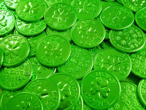 Irish Shamrock Lucky Coins