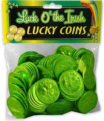 Irish Shamrock Lucky Coins