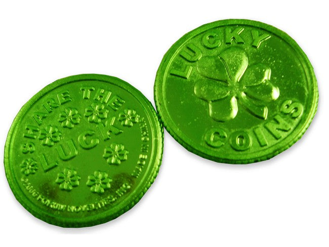 Irish Shamrock Lucky Coins