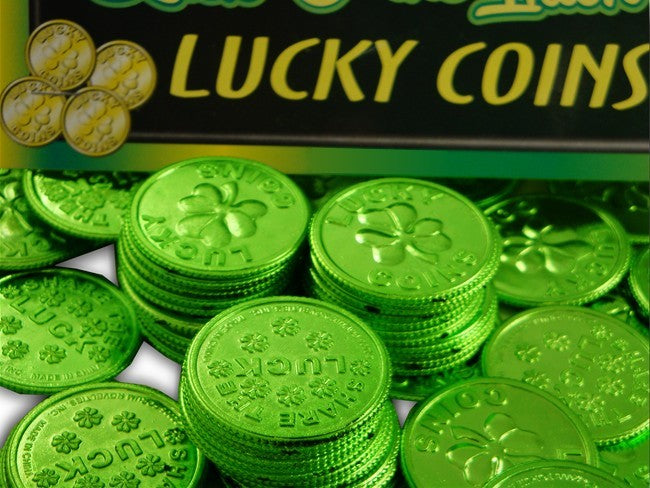 Irish Shamrock Lucky Coins