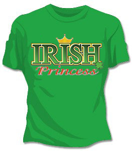 Irish T-Shirts : Irish Princess Girls T-Shirt