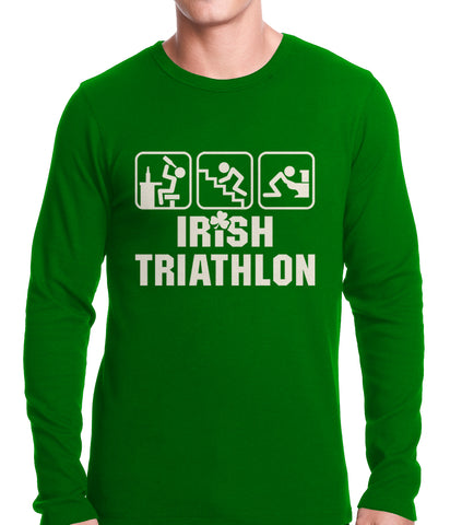 Irish Triathlon Funny St. Patrick's Day Thermal Shirt