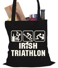 Irish Triathlon Funny St. Patrick's Day Tote Bag