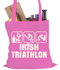 Irish Triathlon Funny St. Patrick's Day Tote Bag