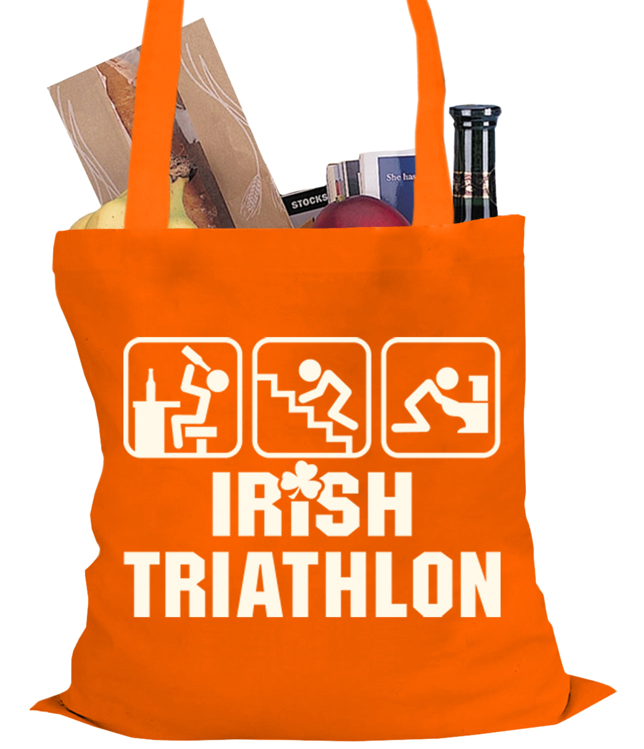 Irish Triathlon Funny St. Patrick's Day Tote Bag