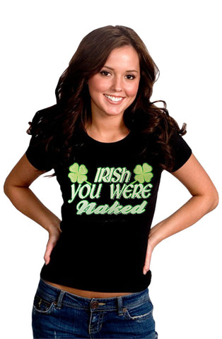 Irish You Were Naked Girl's T-Shirt