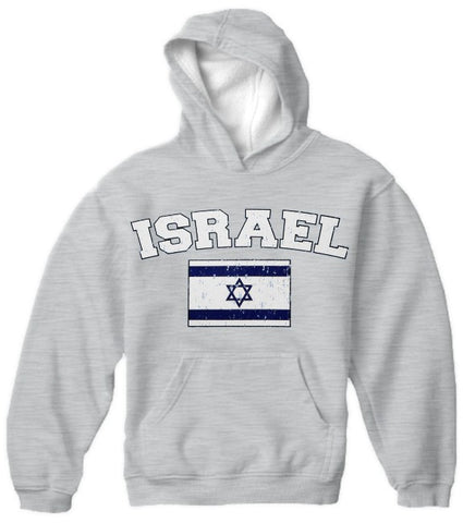 Israel Vintage Flag International Mens Hoodie