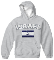 Israel Vintage Flag International Mens Hoodie