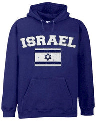 Israel Vintage Flag International Mens Hoodie