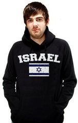 Israel Vintage Flag International Mens Hoodie