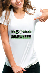 It's 5 O'Clock Somewhere Girls T-Shirt