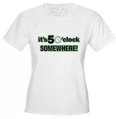 It's 5 O'Clock Somewhere Girls T-Shirt