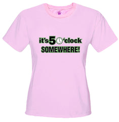 It's 5 O'Clock Somewhere Girls T-Shirt