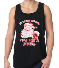It's The Most Wonderful Time for a Beer Funny Christmas Tank Top