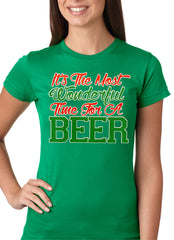 It's The Most Wonderful Time For A Beer Girls T-shirt