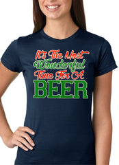 It's The Most Wonderful Time For A Beer Girls T-shirt