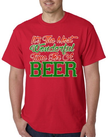 It's The Most Wonderful Time For A Beer Mens T-shirt