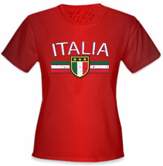 Italia Vintage Shield International Girls T-Shirt