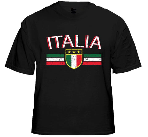 Italia Vintage Shield International Mens T-Shirt