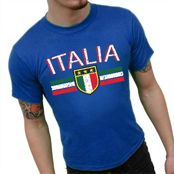Italia Vintage Shield International Mens T-Shirt