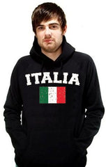 Italy "Italia" Vintage Flag International Hoodie