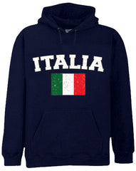 Italy "Italia" Vintage Flag International Hoodie