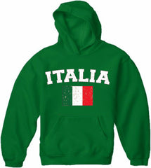 Italy "Italia" Vintage Flag International Hoodie