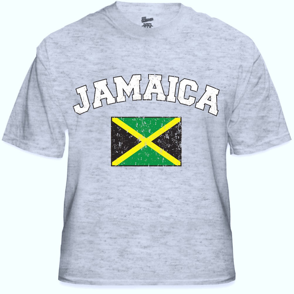Jamaica Vintage Flag International Mens T-Shirt