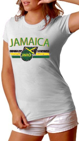 Jamaica Vintage Shield International Girls T-Shirt