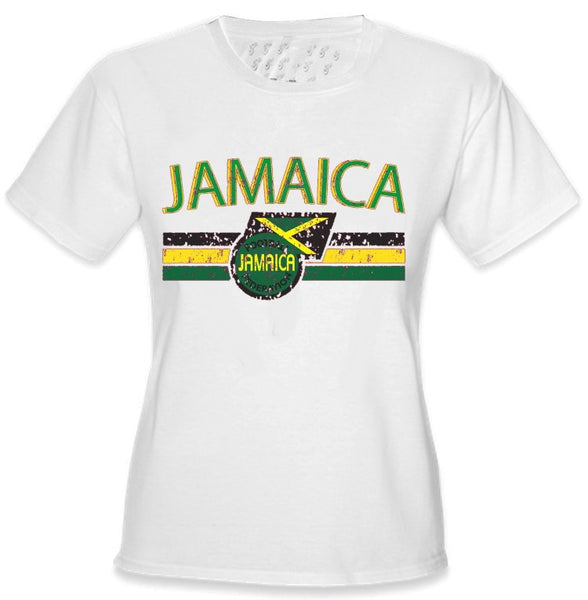 Jamaica Vintage Shield International Girls T-Shirt –