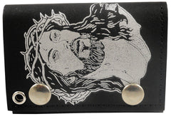 Jesus Christ Genuine Leather Chain Wallet